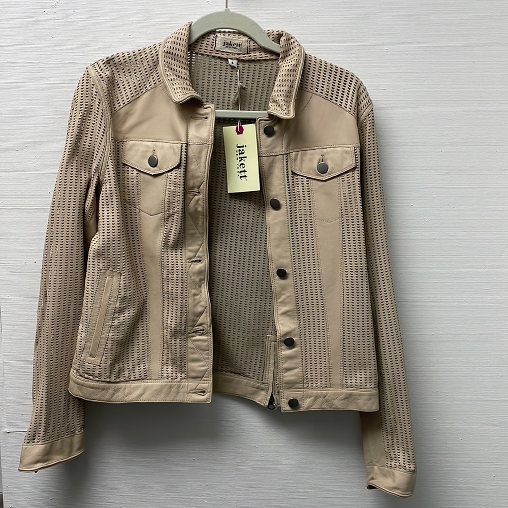 Josey perforated wash leather